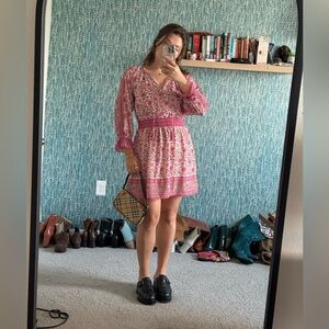 Love the label Floral Pink Dress